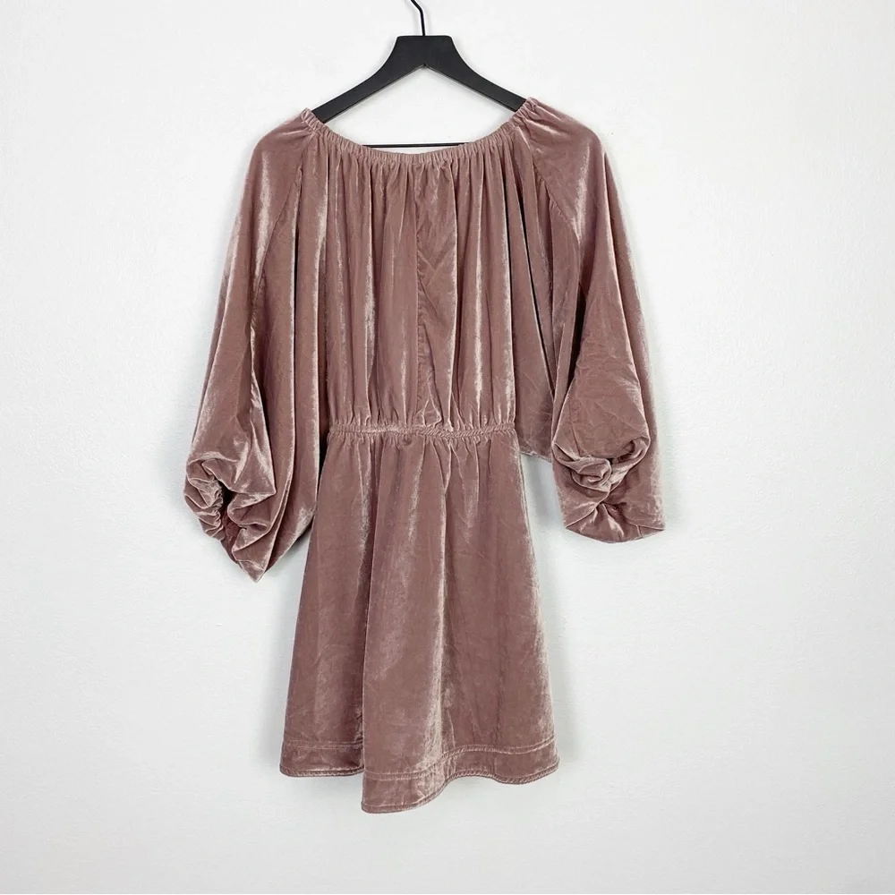 Free People Portia Velvet Mini Dress